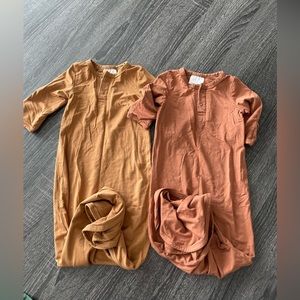 Mebie Baby Knotted Gowns - 0-3 Months EEUC